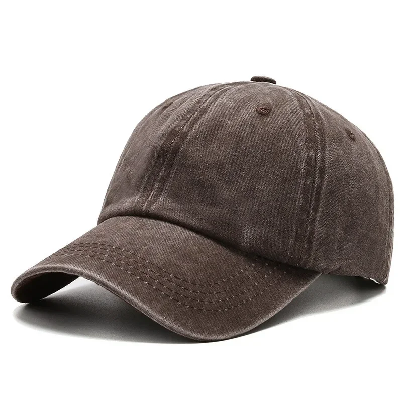 Women Men Cotton  Fashion Snapback Solid Baseball Cap Autum Winter Hat Outdoor Simple Vintag Visor Casual Cap Hat For Women Men 6