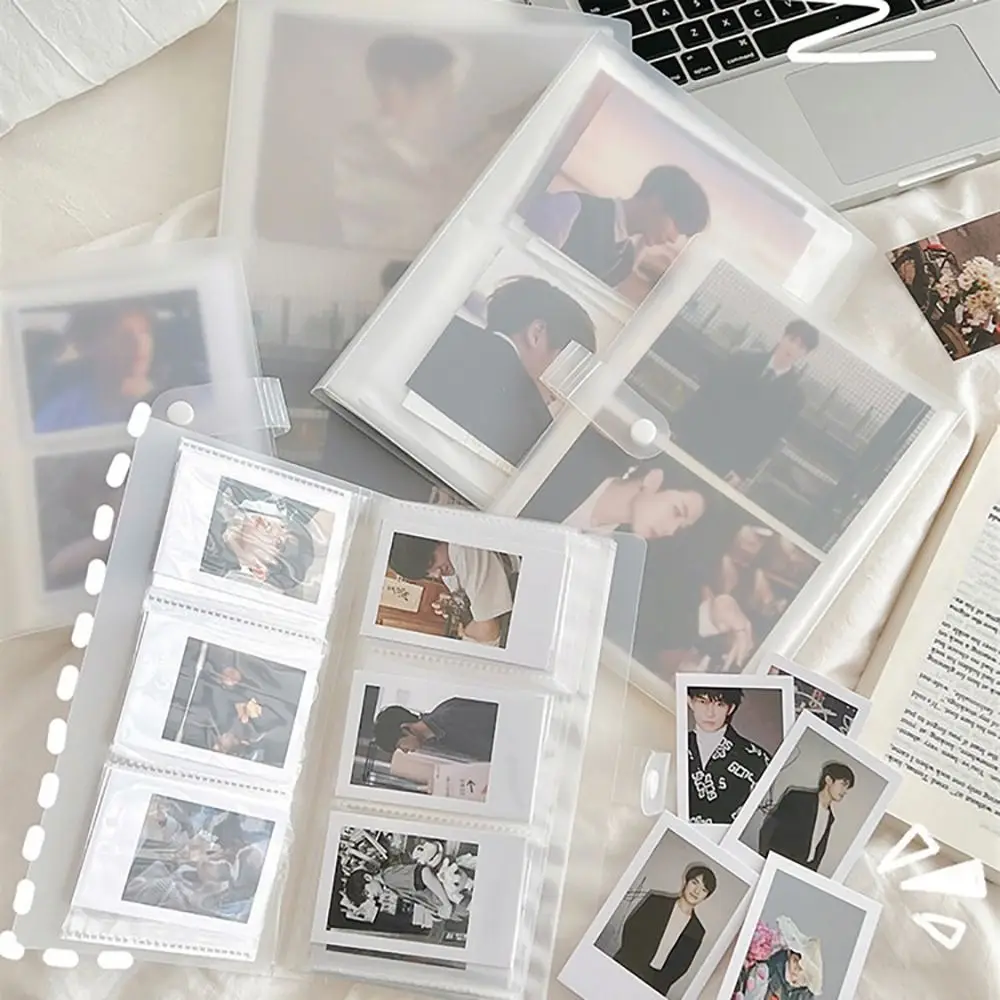 Multi-Size Transparent Photo Card Holder Album - Stylish Photocard Organizer with 80/160 Slots
