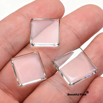 Square Glass Cabochons 1
