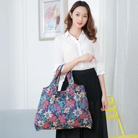 Versatile Folding Shopping Bag, Large Capacity Travel Tote Bag, Fashion Reusable Grocery Bag - Image 4