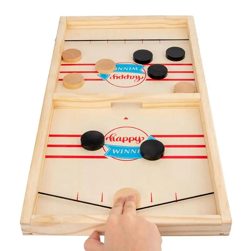 

Деревянная хоккейная игра Gomoku Puck, интерактивные хоккейные игры, уникальные деревянные настольные игры, портативные для улучшения
