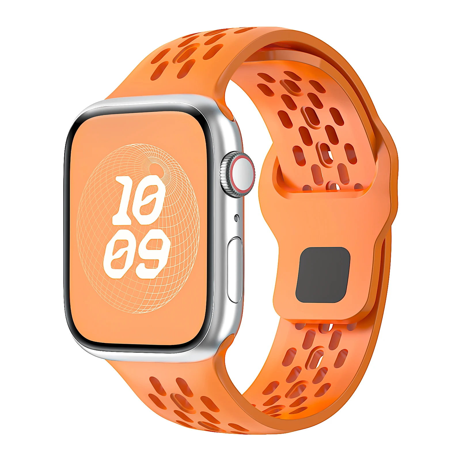 ตัวเลือกสินค้า สายซิลิโคน Apple Watch ปรับได้ 45-49 มม. ใส่ได้ทุกรุ่น