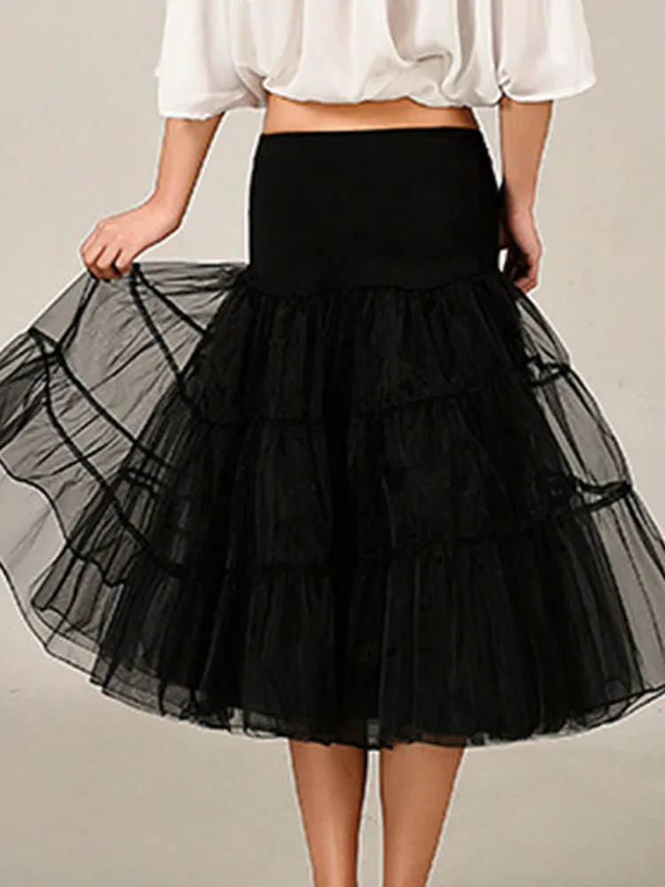 pettiskirt black