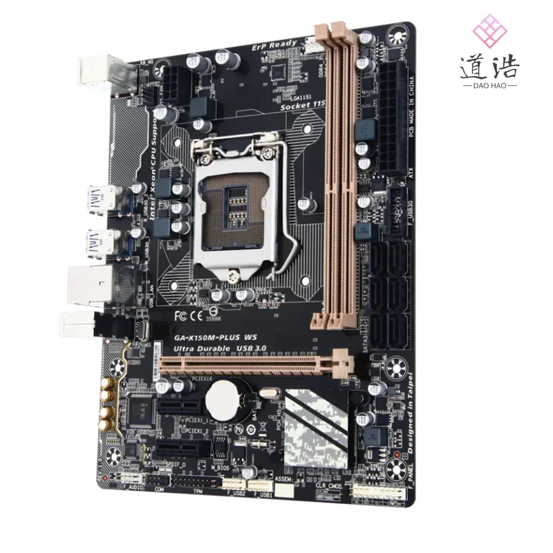 For GA-X150M-PLUS WS Motherboard 32GB LGA 1151 DDR4 Micro ATX C232 Mainboard 2 S009b1de84c4246379504872b35c47647Z