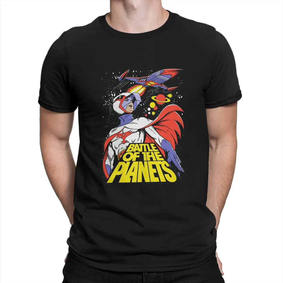 Kagaku Ninja-Tai Gatchaman Battaglia Dei Pianeti (2) Maglietta Vintage Punk Maglietta Da Uomo O-Collo Abbigliamento Uomo