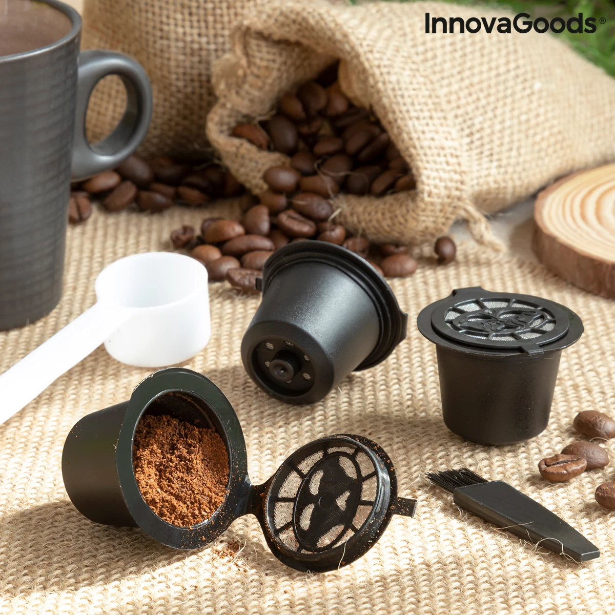 Set 3 capsule riutilizzabili per caffè|Capsule Coffee Machine| - AliExpress