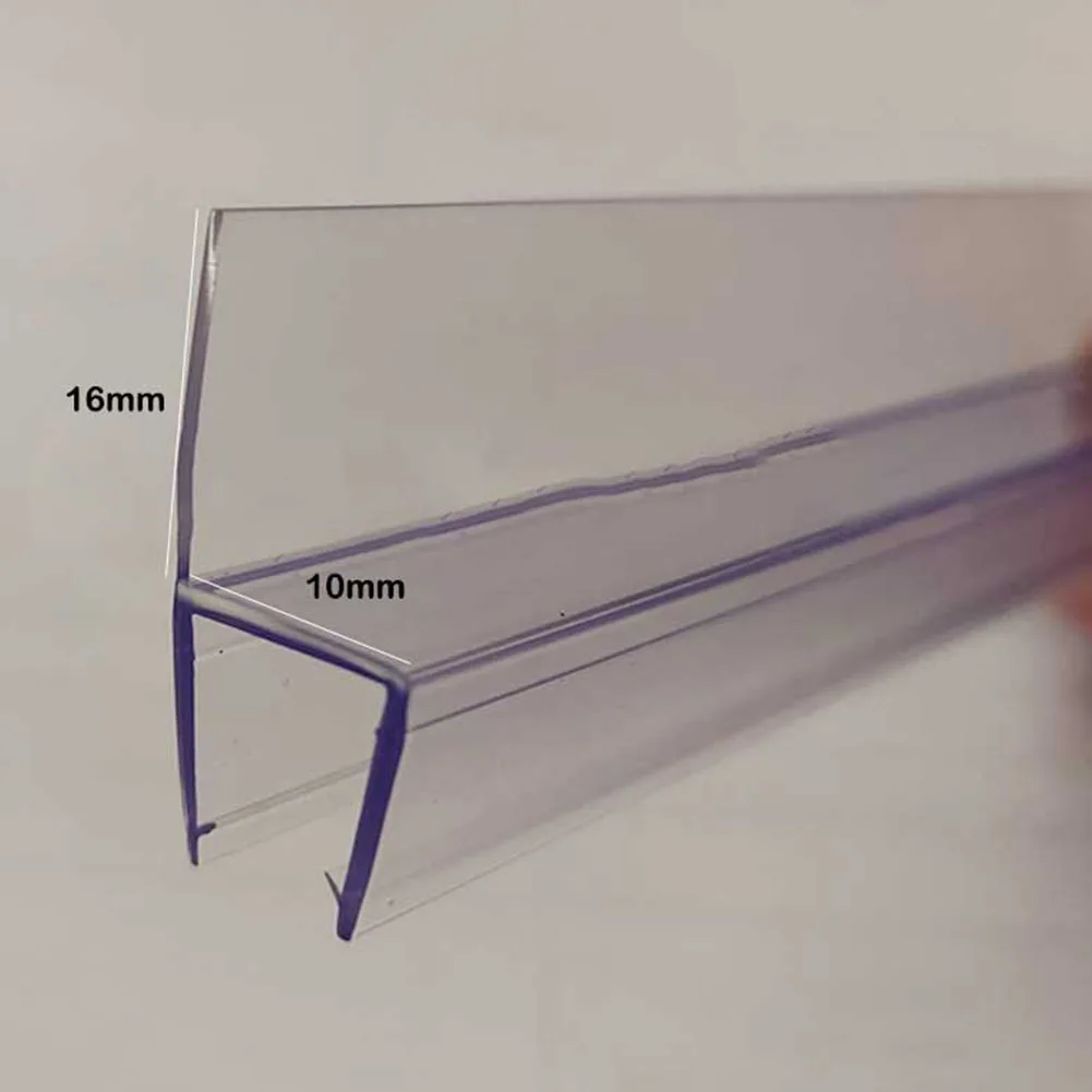 Waterproof Shower Door Seal Set Two 50cm Replacement Strips For Effective Leak Prevention And Simple Installation