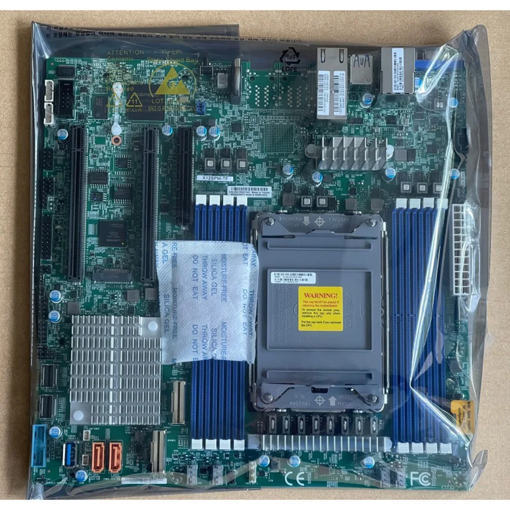 X12SPM-TF Server Motherboard For Supermicro LGA-4189 DDR4-3200MHz M-ATX 12V DC High Quality 6 X12SPM-TF Server Motherboard For Supermicro LGA-4189 DDR4-3200MHz M-ATX 12V DC High Quality - Image 4