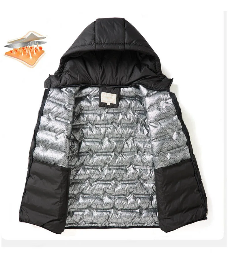 6-17Y Boys Winter Thick Warm Cotton Padded Outwear Teenager Kids Windproof Outdoor Cotton Content Coat Children Garm