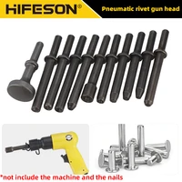 HIFESON Air Hammer Rivet Heads Pneumatic Hammer Chisels Rivet Gun Accessories Riveting Tools For Semi-hollow Rivets Solid Rivets 1