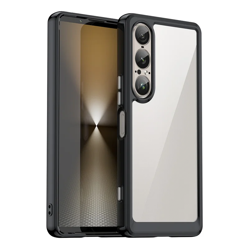 Transparent Colorful TPU Protective Phone Case Cover
