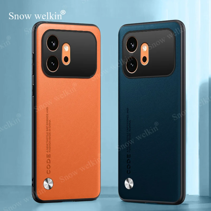 Luxury PU Leather Shockproof Silicone Phone Case Cover