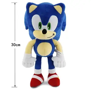 Sonic The Hedgehog Sega- Peluche Sonic Azul-peluche Tails Color Amarillo- peluche Shadow Color Negro-peluche Knuckles Color Rojo-calidad Super Soft  Medidas 30 Cm - Cine Y Televisión - AliExpress