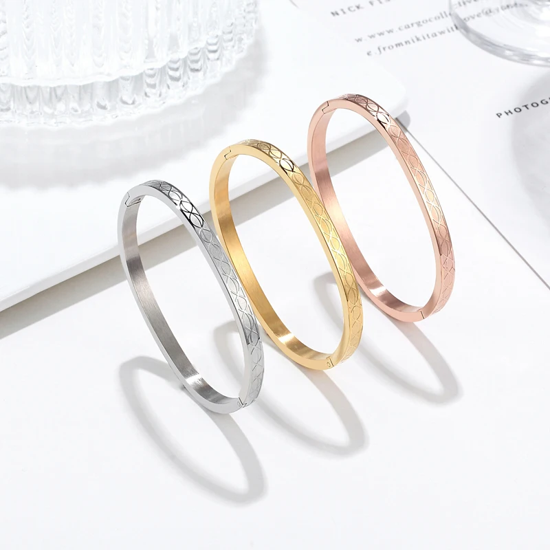 Stainless Steel Bracelet 5cm 5.8cm Woman And Kids Jewelry Family Gift