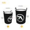 Aphex Twin Print Round Laundry Hamper Storage Basket Toys Clothes Organizer Bin for Home Bathroom Bedroom Dorm Nursery 5