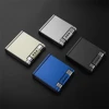 Metal Cigarette Case Lighter Large Capacity Cigarette Case with Inflatable Lighter Can Hold 20 Packs Cigarette Case Men's Gift 5