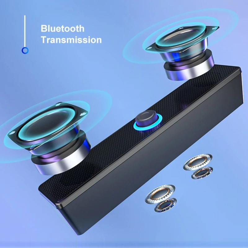 Computer Speakers Mini Speaker USB Wired Computer Soundbar Speakers Stereo Sound Surround Loudspeaker box For PC Laptop Notebook Loudspeaker