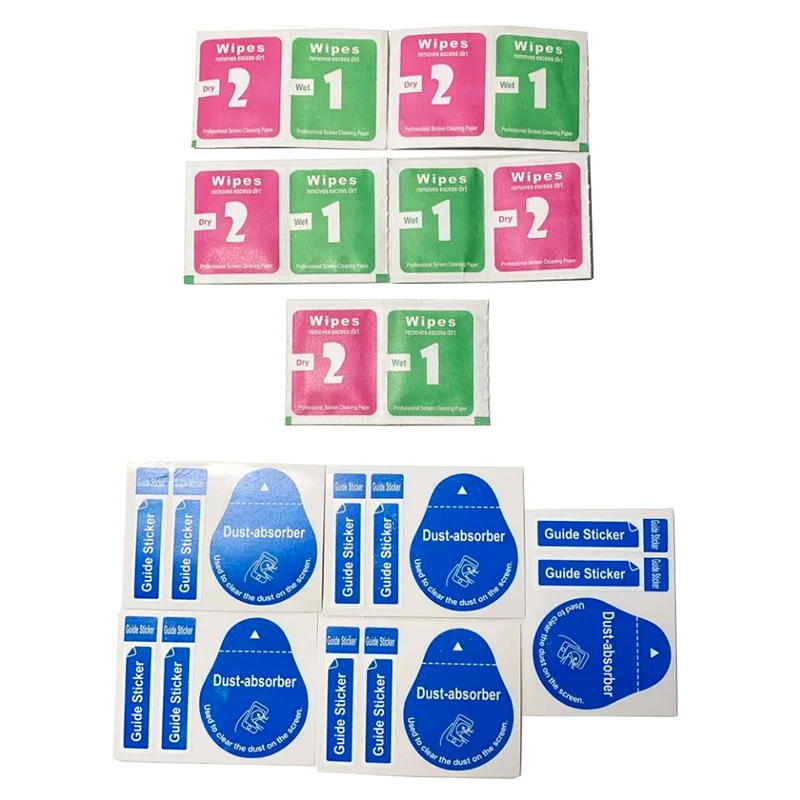 5PCS Wet Dry Wipes Cleaning Cloths Dust Sticker Tools For