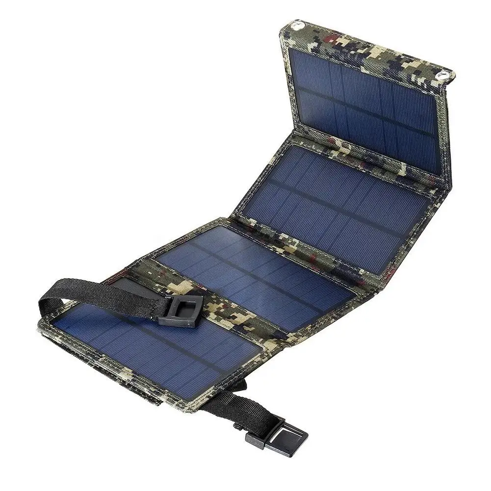 5V Foldable Solar Panel Portable Flexible Small Waterproof Solar Panels For Mobile Phone Power Bank Outdoor Charger For Camping