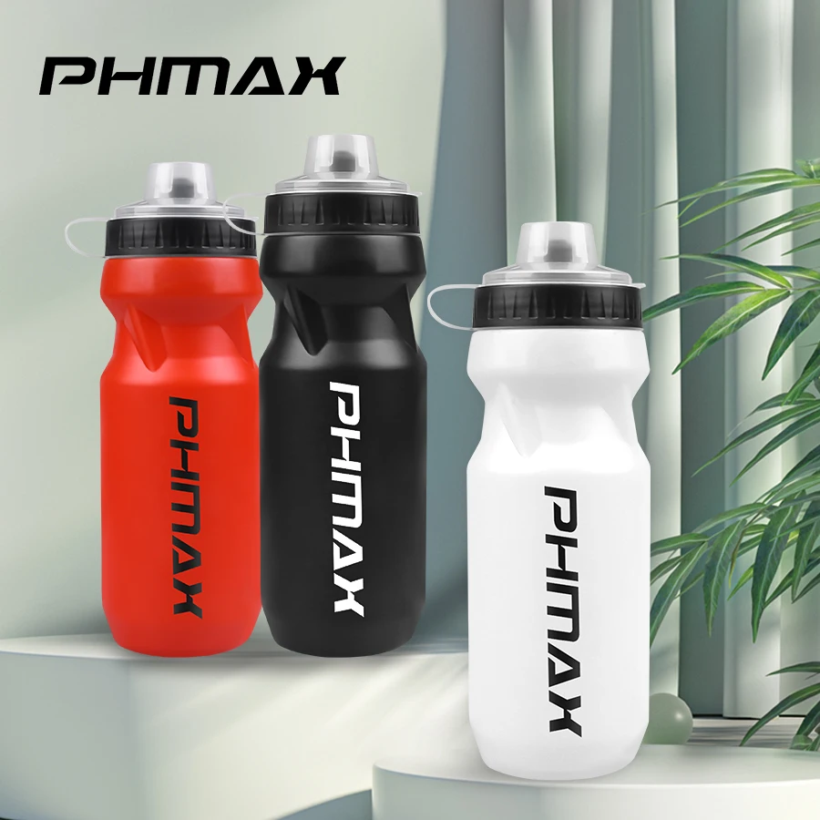 PHMAX Bicycle Water Bottle Lightweight Outdoor Sport Portable Squeeze Mug Cycling Kettle Mountain Road Plastic Portable Bike Cup Bicycle Water Bottle