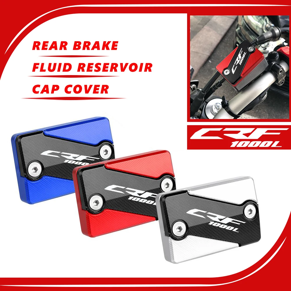 

Motorcycle Rear Brake Fluid Reservoir Cap Cover Oil Fluid Cylinder Cap CRF 1000L FOR HONDA CRF1000L Africa Twin 2016-2017