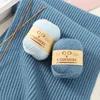 6pcs Pure Cashmere Yarn 95% Cashmere for Crocheting 3Ply Worsted Mongolian Warm Weaving Fuzzy Knitting Cashmere Hand Yarn Thread 1