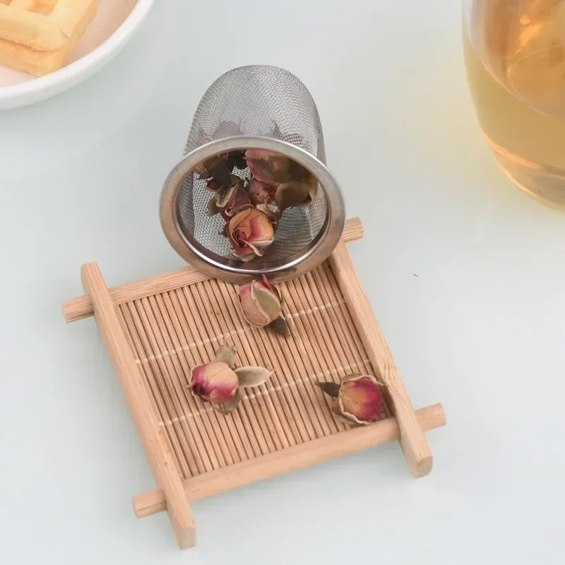 Description Picture 6 of itemStainless Steel Tea Infuser Teapot Tray Spice Tea Strainer Herbal Filter Teaware Accessories Kitchen Tools Infusers Tea Leak