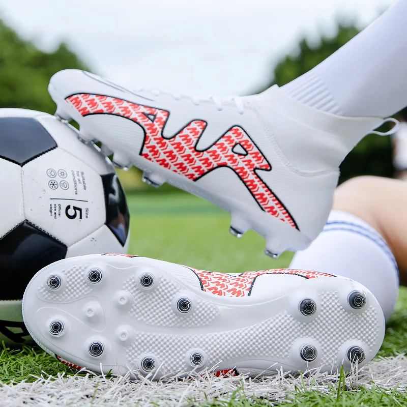Fußballschuhe TF/FG Fußballplatzstiefel Herren Outdoor-Sportschuhe Anti-Rutsch-Grasspieltraining Erwachsene Hohe Qualität_voghion.com