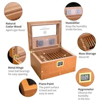 Accessories for Cigars Accesories Humidor Cigar Box Humidifier Cigar Travel Humidors Portable Cases Professional Cedar Lighters 2