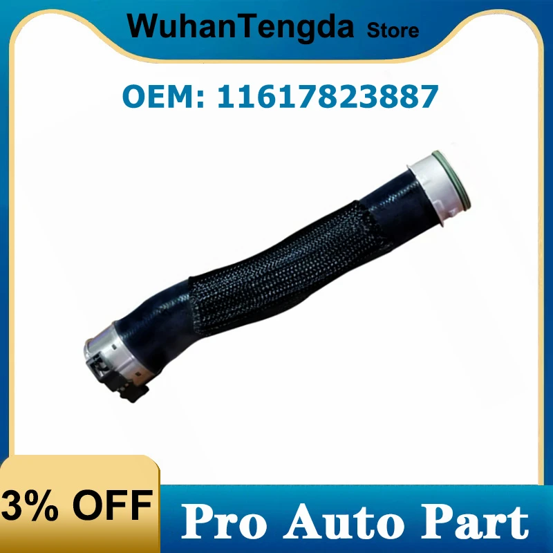 

11617823887 Car Turbocharge Intercooler Air Intake Hose for BMW 1 3 Series X1 E82 E90 E91 E84