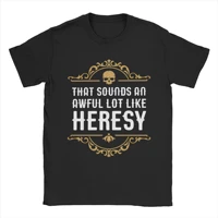 Vintage Heresy drôle Wargaming w-wahammer 40k T-Shirts femmes col rond coton T-Shirts à manches courtes T-Shirts idée cadeau vêtements 1