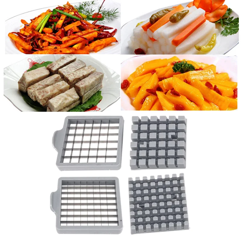 Stainless Steel Manual Potato Cutter Shredder French Fries Slicer  Cutting Machine Chips Maker Meat Chopper Kitchen Tools
