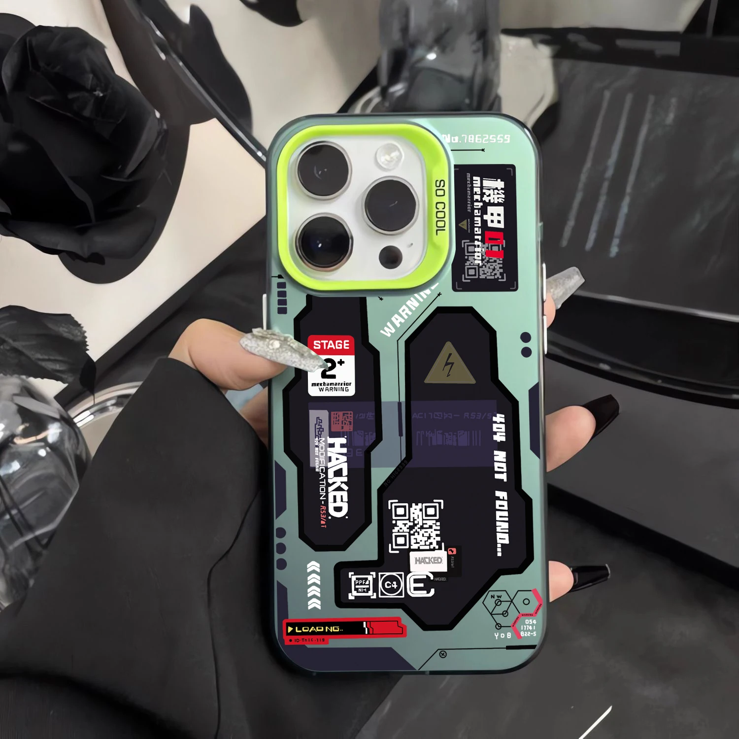 Hacker Creative Mecha Anti-Fall Matte Phone Case