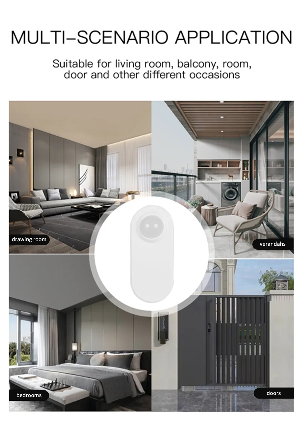 Zigbee Tuya Smart PIR Motion Sensor with Luminance/Distance Detection For Smart Life Work With  Alexa Google Yandex Alice