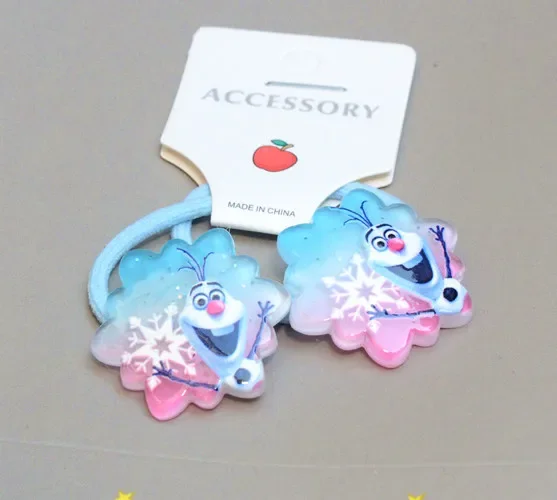 Disney cartoon Frozen children hair rope Elsa princess hair accessories cosmetic headwear girl birthday gift rubber band hair accessory