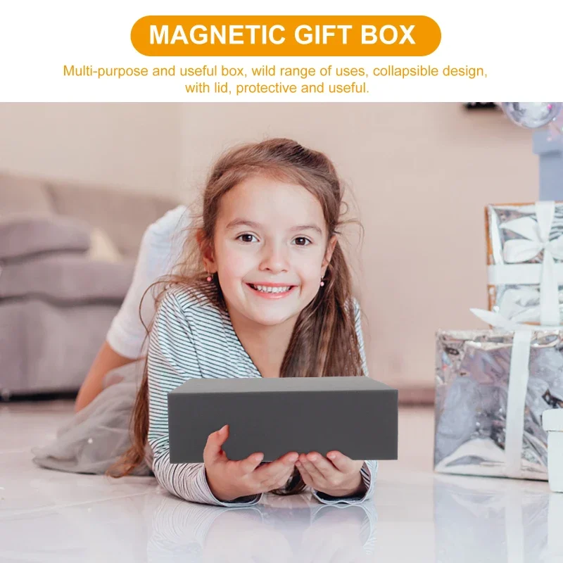 Magnetic Closure Gift Box Luxury Cardboard Folding Packaging Box with Lid for Bridesmai... - SKU MCGB1551 - UGI Packaging