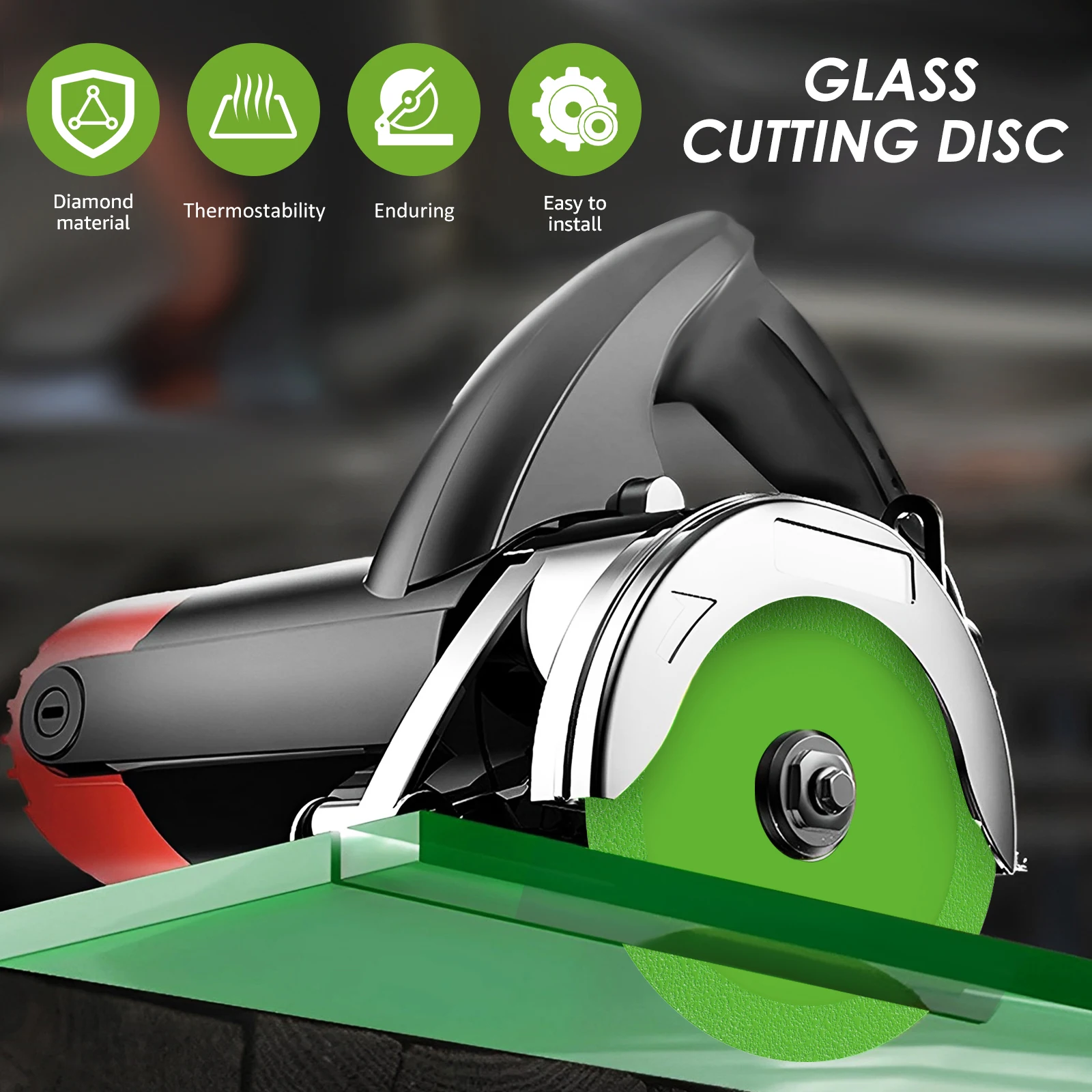 Diamond Glass & Tile Cutting Discs - Set of 3 Premium Blades