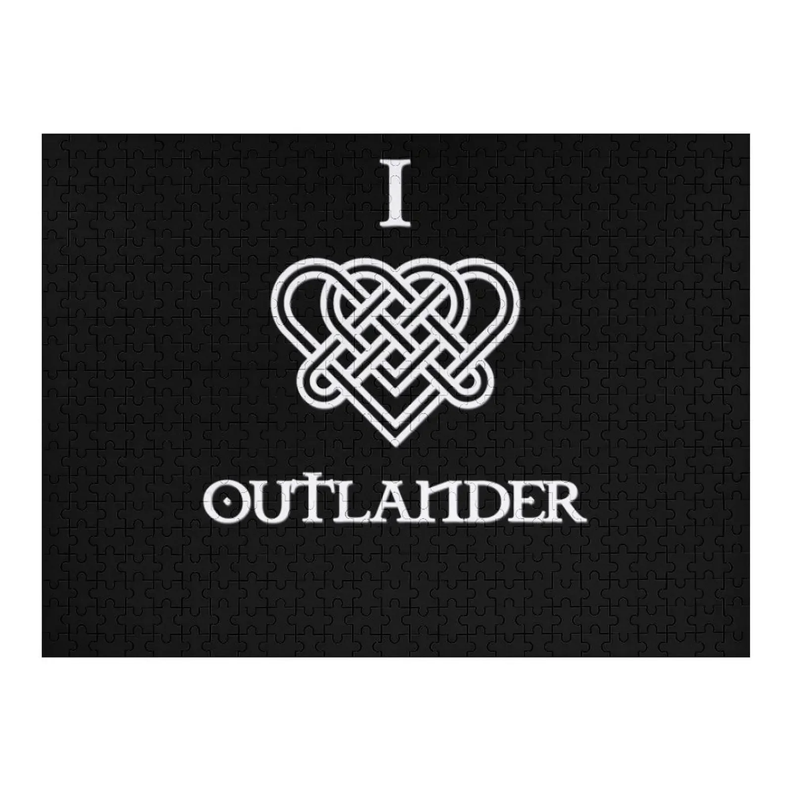 

Retro Vintage Animal I Love Outlander White Music Vintage Retro Jigsaw Puzzle Wooden Animal Wood Adults Puzzle