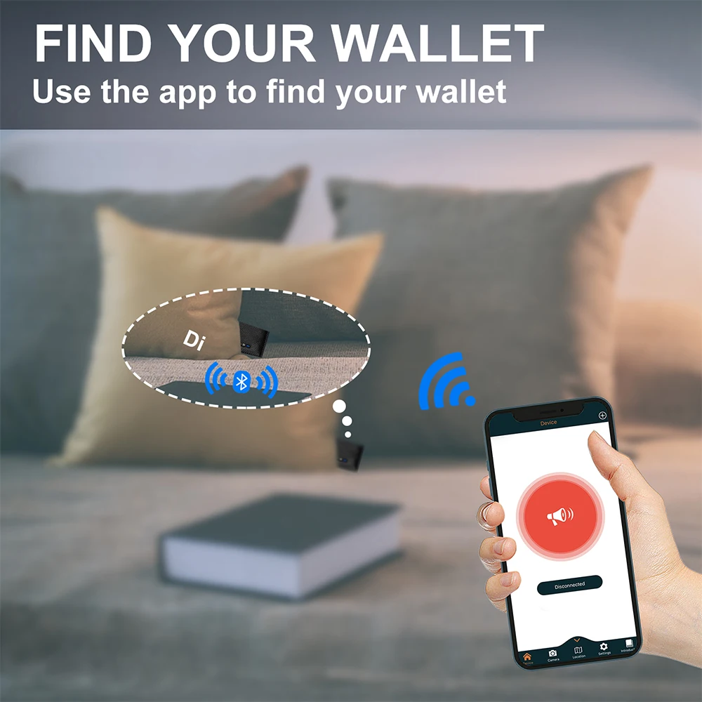 Smart Wallet Tracker Card for Android Find my Tracker Wallet  Christmas Gadget Gift Birthday Gift Fathers Day Gift 6