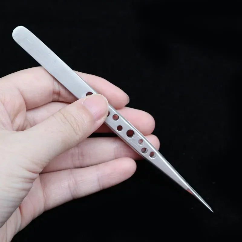 SZBFT Electronics Industrial Tweezers Anti-static Curved Straight Tip Precision Stainless Forceps Phone Repair Hand Tools Sets