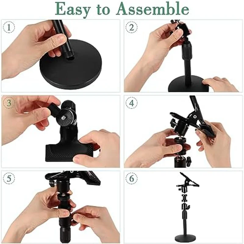 1 Piece Embroidery Hoop Holder Metal Rotating Adjustable Embroidery Holder For Projects