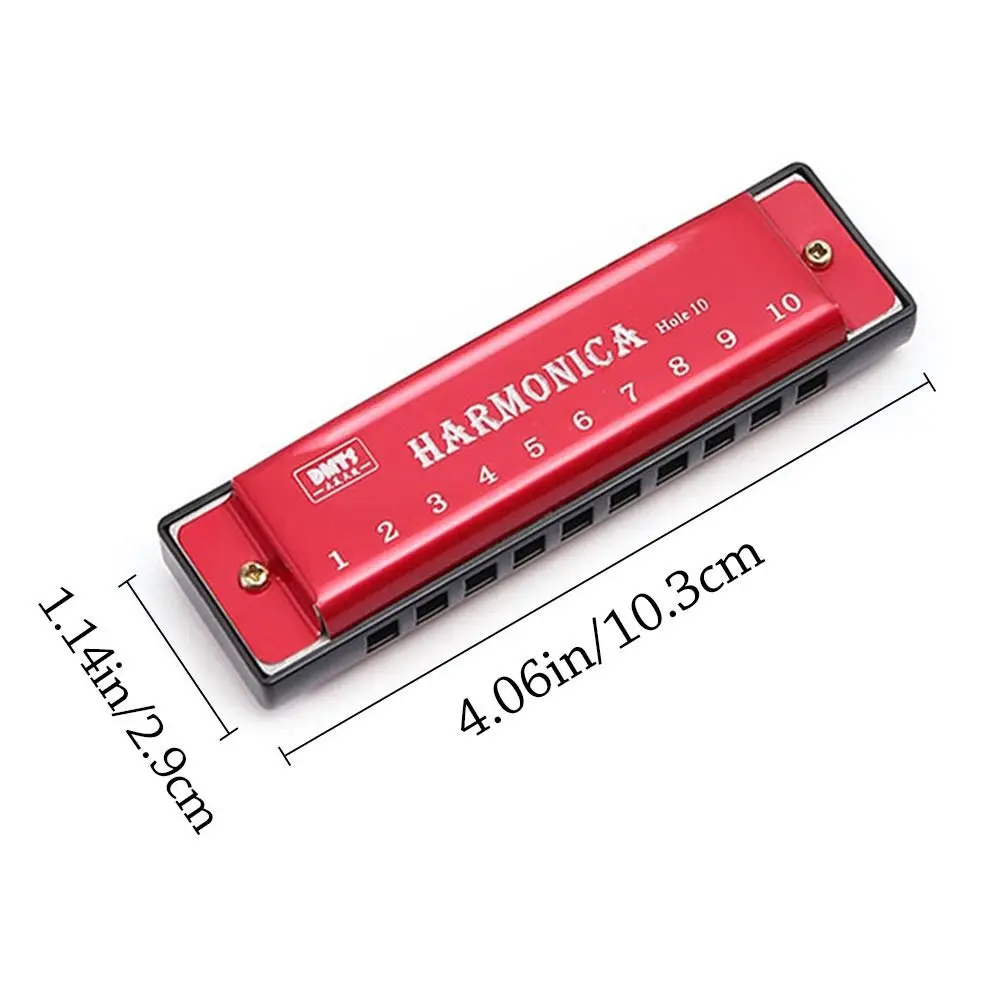 10-Hole C Key Harmonica 6