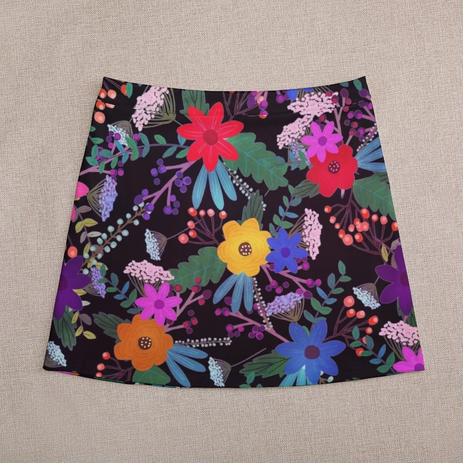 Floral 3 Mini Skirt Women's summer skirts School uniform korean women's clothes skorts for women