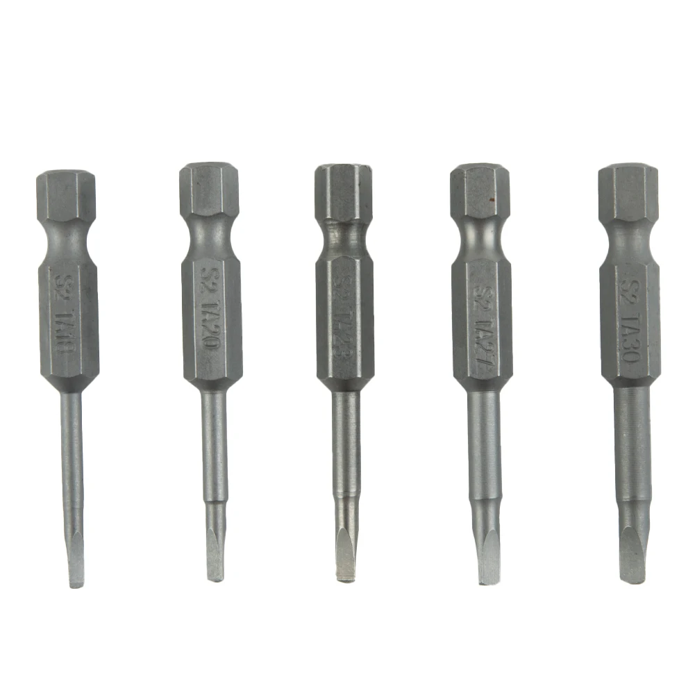 

Brand New Screwdriver Bits Power Tools 1/4inch 50mm 5Pcs Alloy Steel Electric Tools Hex Shank Magnetic Nutdrivers