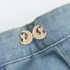 1pc Bowknot Button Adjuster For Pants And Skirts Waist Tightener Adjustable Waist Buckle For Jeans No Sewing Required 5