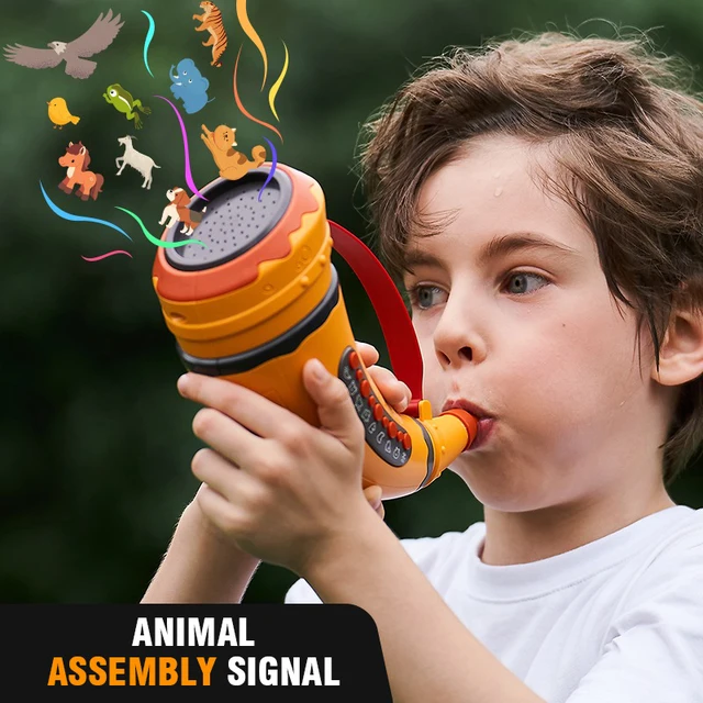 Animal Sound Whistle Assembly 30 Sound Effects Simulation Calls Horn Trumpet Musical Instrument Training Lung Capacity Kid Gift 4