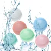 30PCS Water Balloons Reusable Refillable Water Balloon Quick Fill Self Sealing Water Bomb Splash Balls for Kids Swimming Pool 3