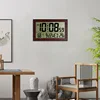 Multifunctional Large LCD Display Digital Alarm Clock With Thermometer Hygrometer Wall Clock Home Decoration Reloj de pared 5