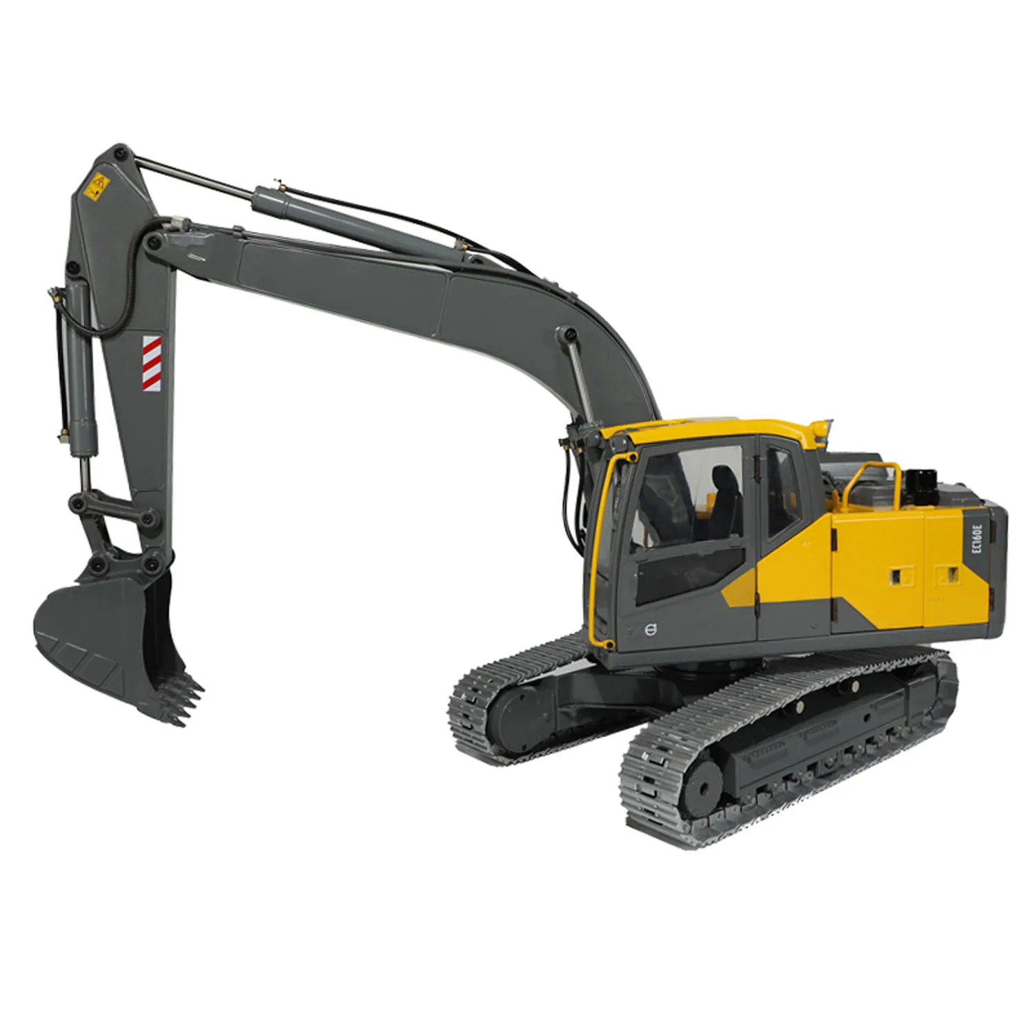 EC160E RC Hydraulic 1/14 Excavator Double E Alloy Remote Control Diggers Model Light System Battery Toy Christmas Gifts TH23138 5