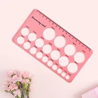 Silicone Nipple Measuring Card Smooth Flange Measurement Tool Soft Safe Lightweight Perfect Gift Nontoxic Feeding Accessory 2